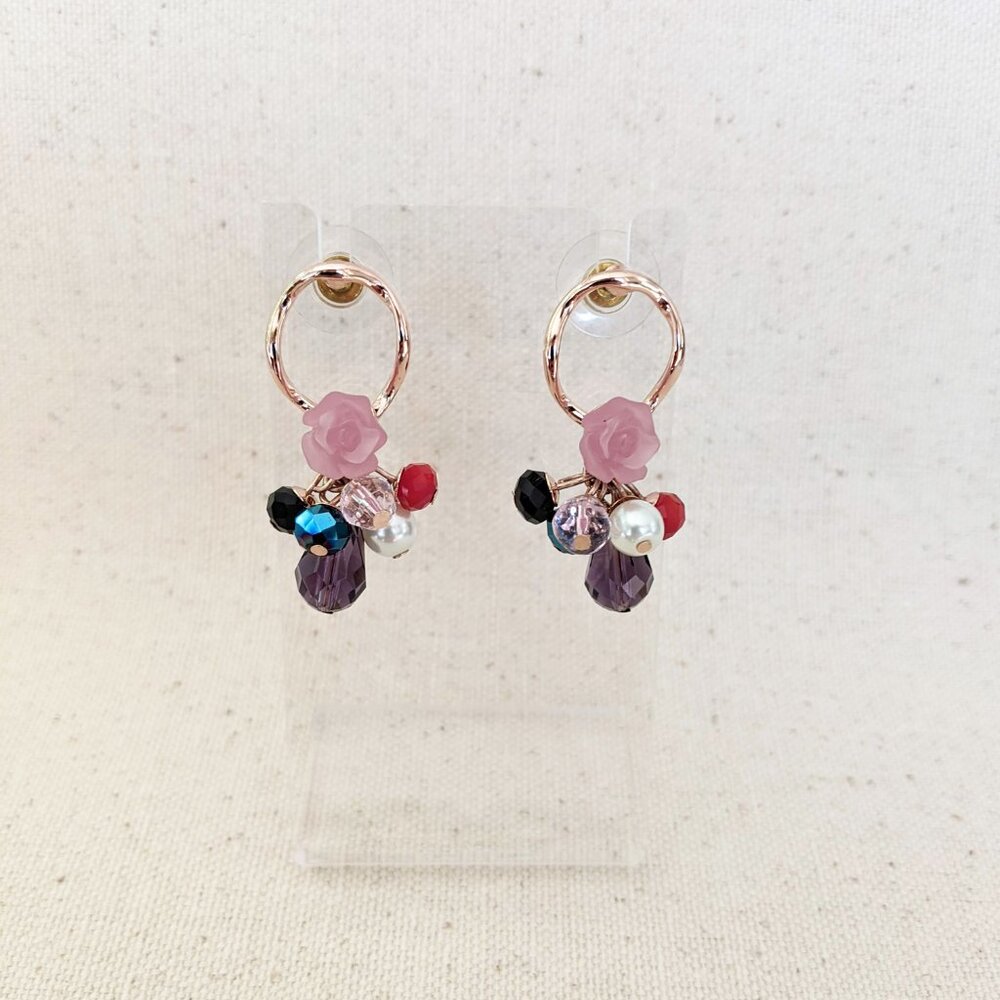 Bunch of beads earrings